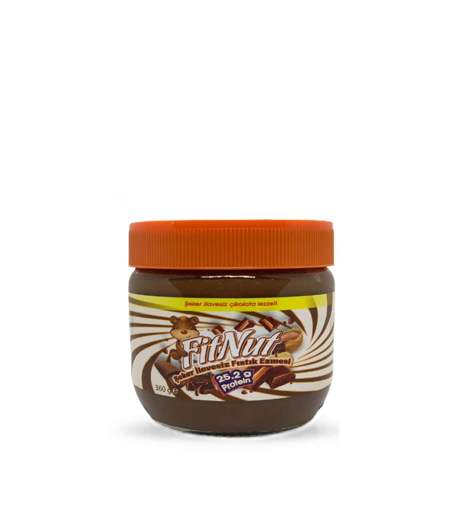 Fitnut Şekersiz Çikolatalı Fıstık Ezmesi 360gr