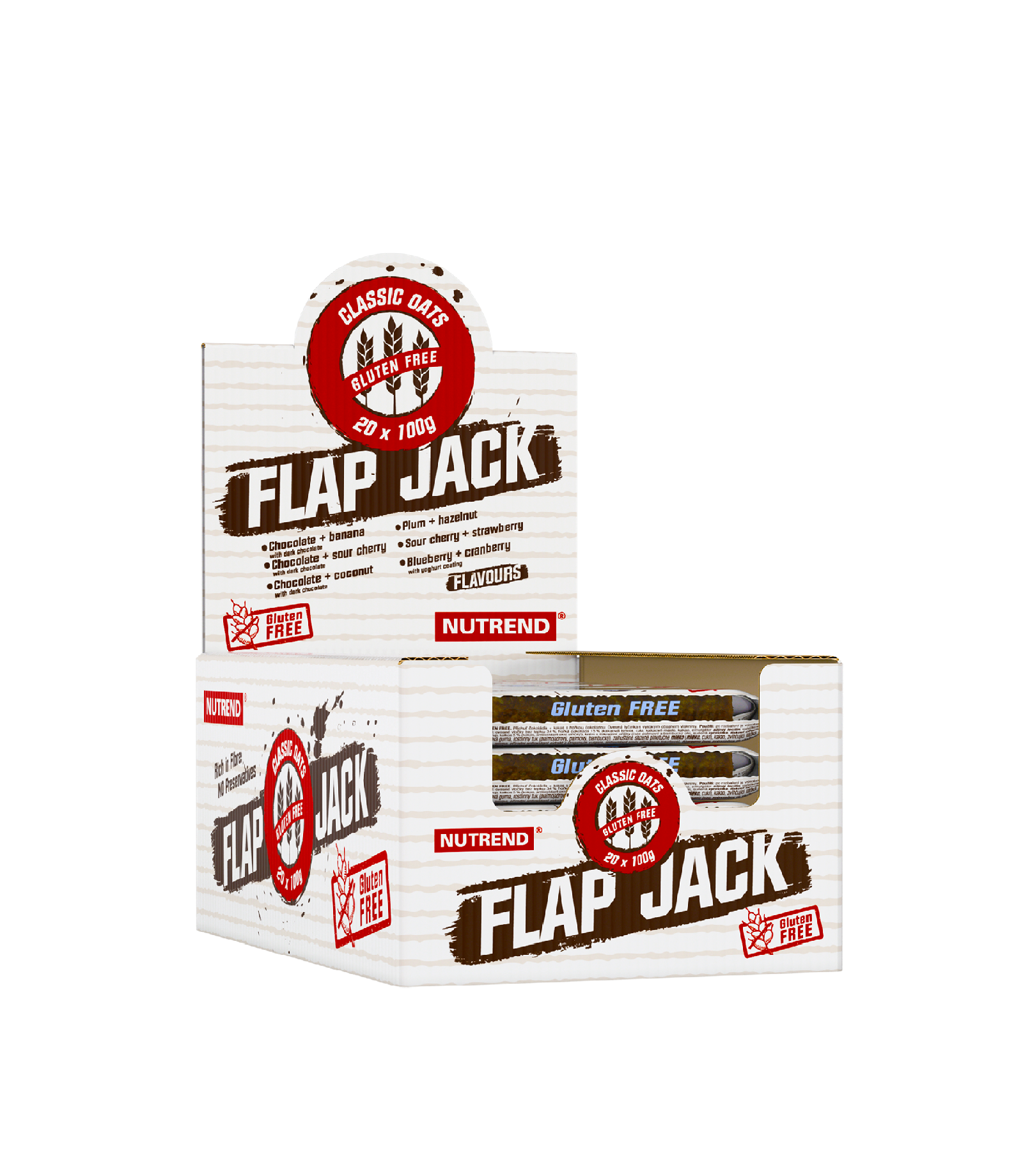 Nutrend Flapjack Glutensiz 20 x 100gr