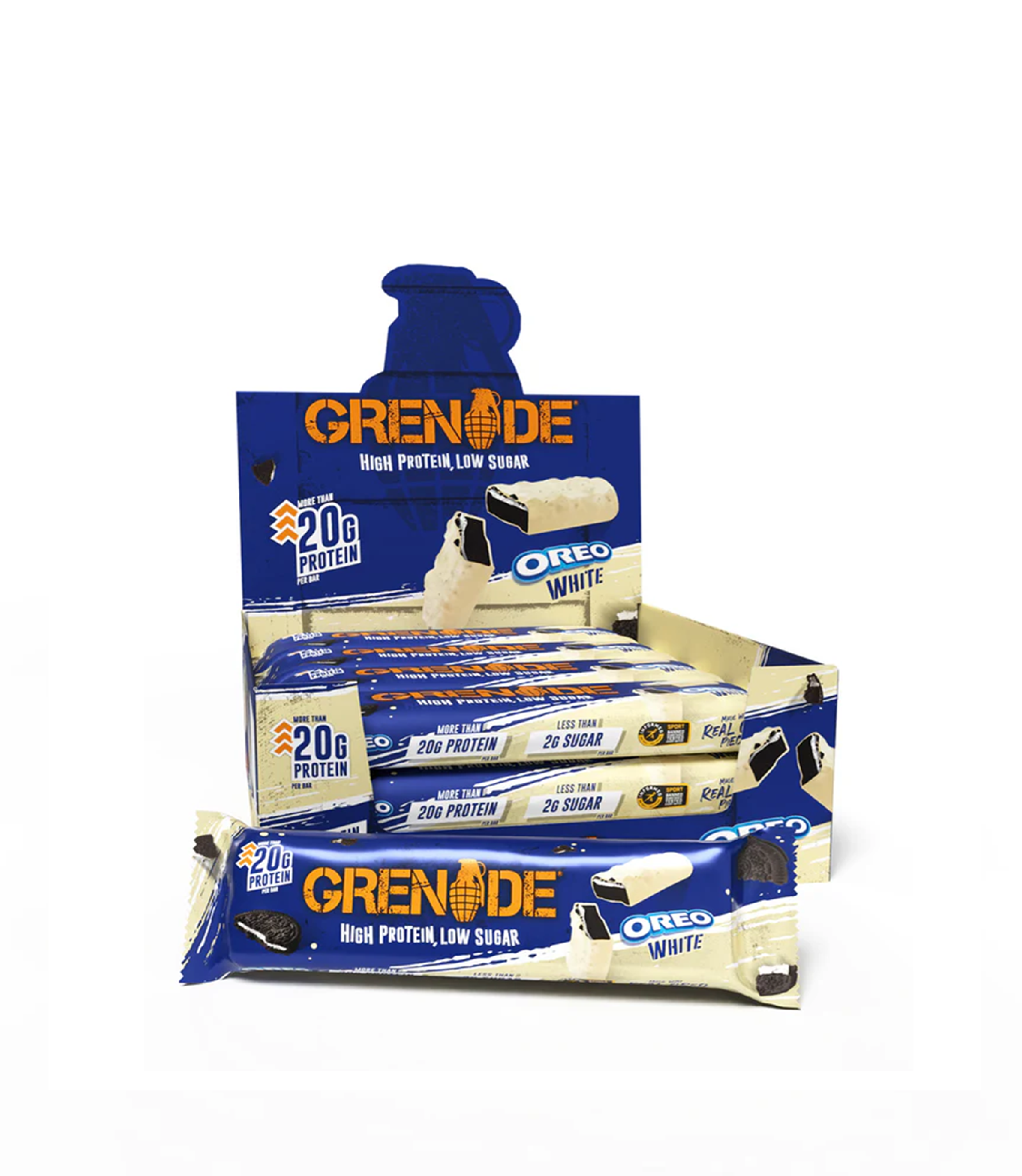 Grenade White Oreo Protein Bar 12 x 60gr 