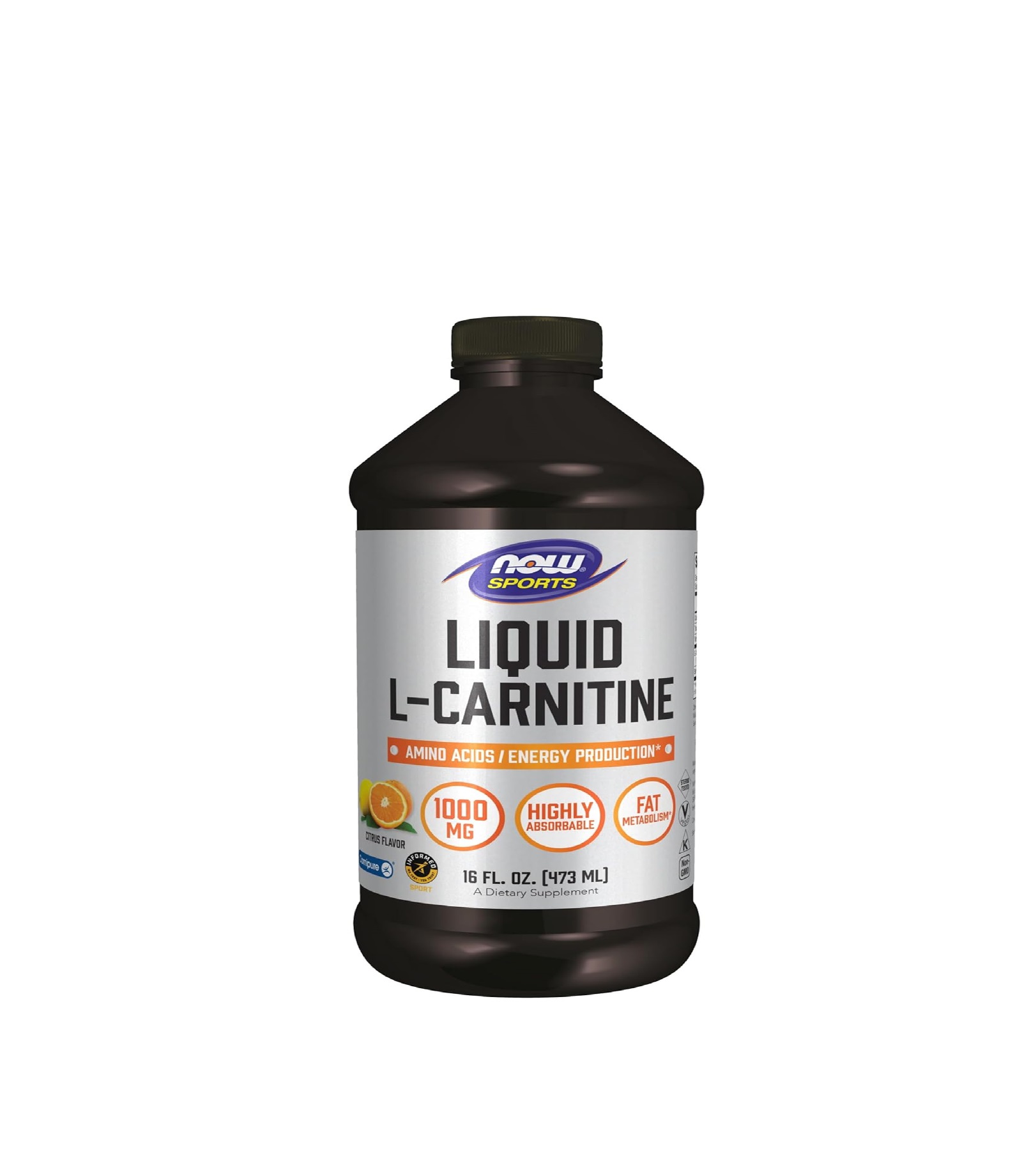 Now Sports  Liquid L-Carnitine 1000mg 473ml 